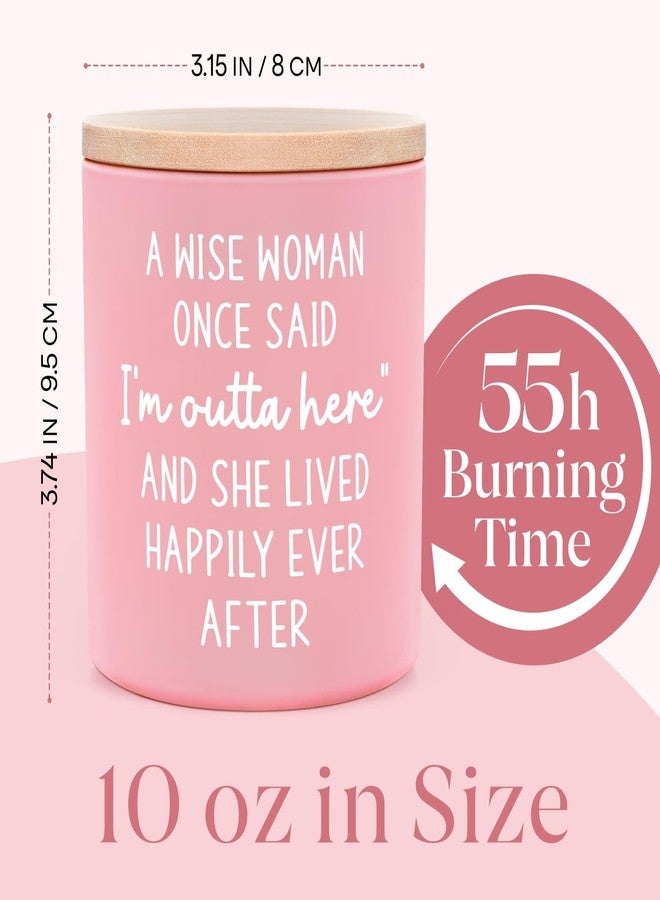 Petalsun Retirement Gift for Woman- Handmade Lavender Soy Wax Candle(10oz)- Funny 2025 Retired Gifts for Coworkers, Boss, Mom, Sister, Teacher, Nurse, Retirement Candle Decorations - Image 4